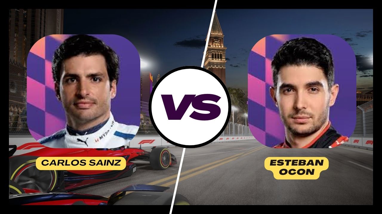 Carlos Sainz vs Esteban Ocon Stats Head to Head - f1versus.com