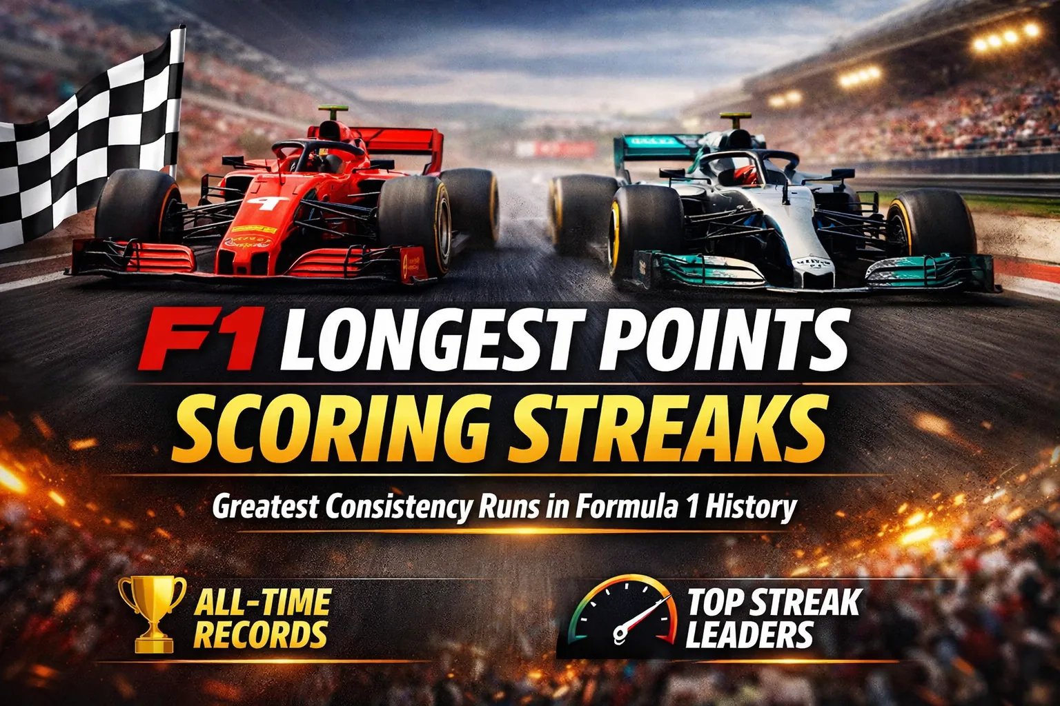 F1 Longest Points Scoring Streaks: Complete Formula 1 Consistency Stats ...